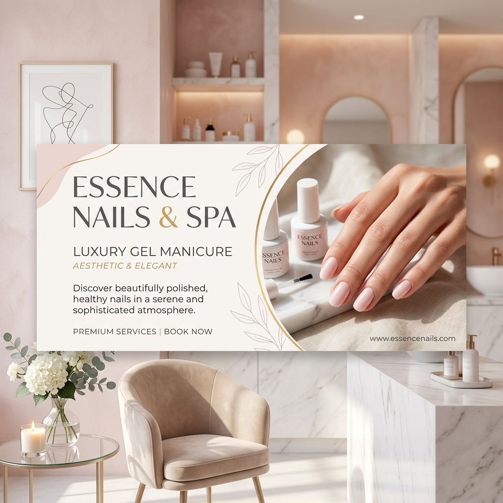 M5 Nail Shop Minimal Salon